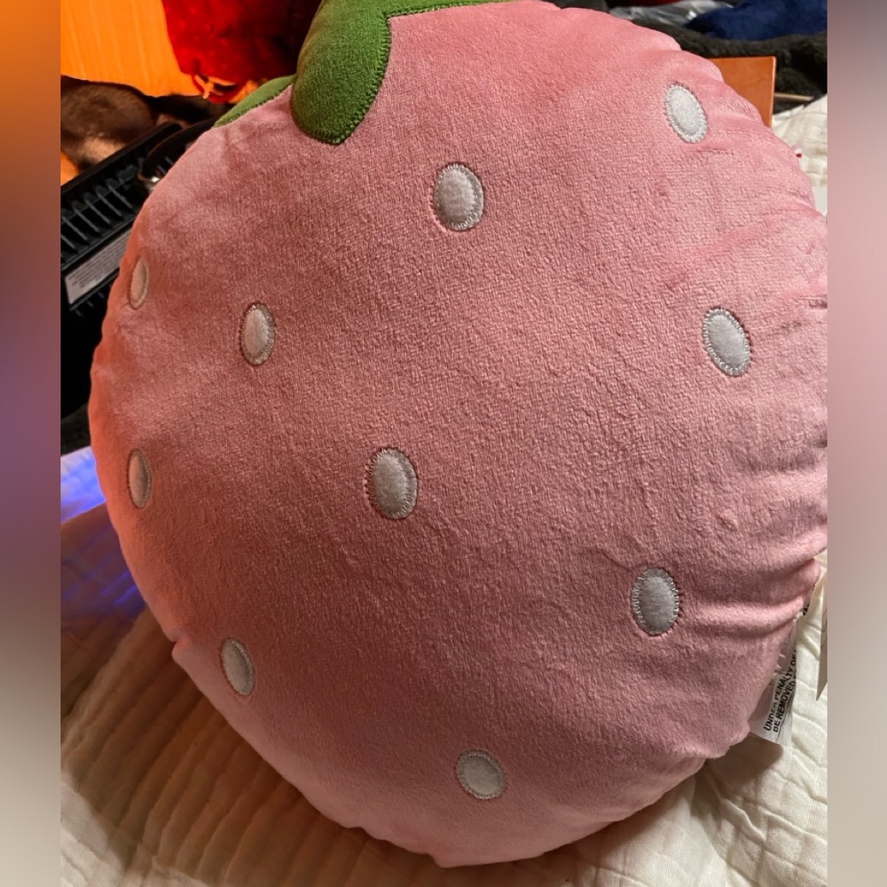 Target Pink Strawberry Accent Pillow